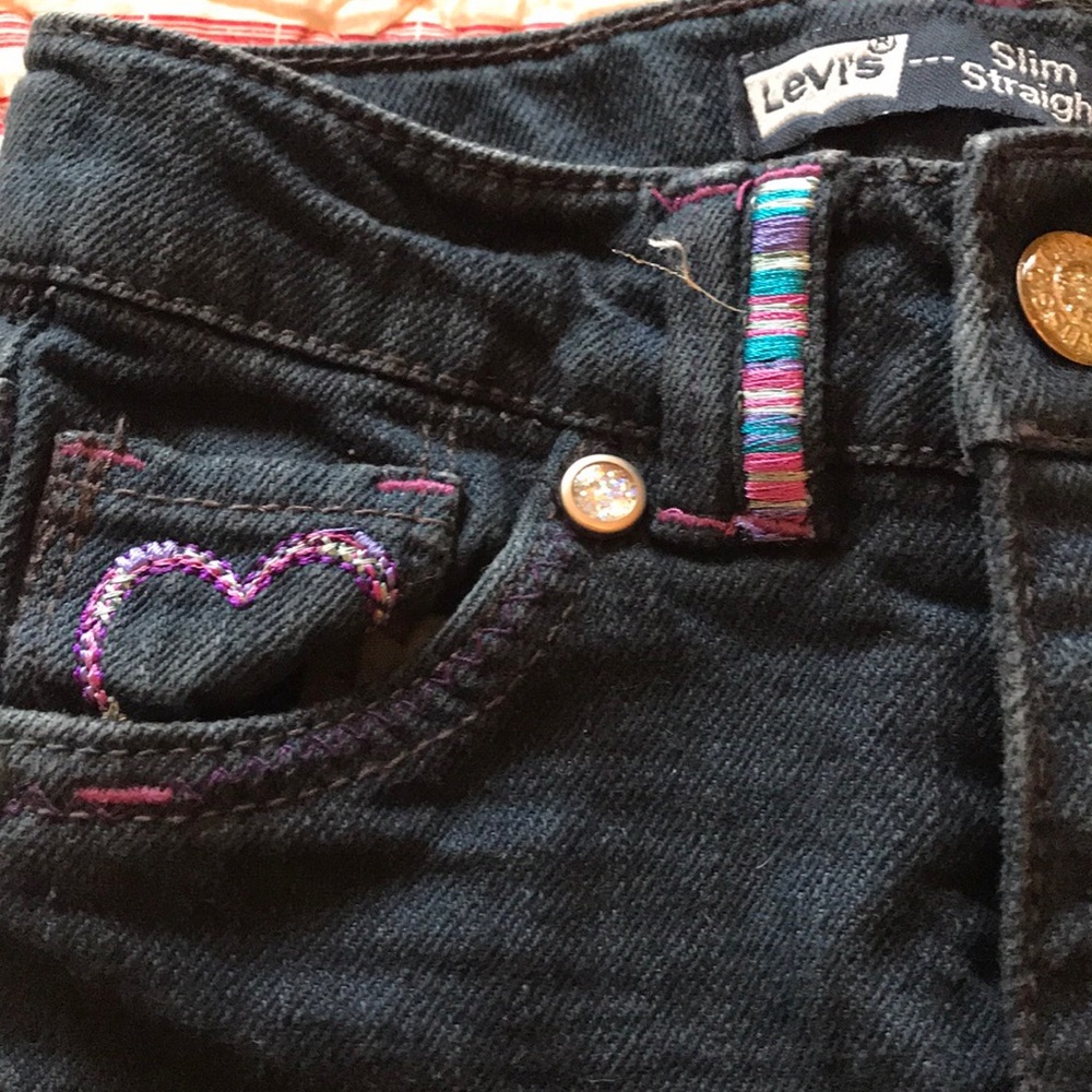 Toddler girls Levi’s jeans - Picture 2 of 6